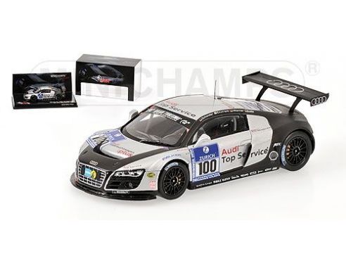 MINICHAMPS 437091900 AUDI R8 LMS SCHNEIDER LUHR 24H NURBURGRING 2009 Modellino