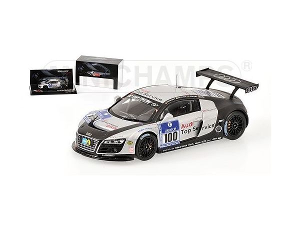 MINICHAMPS 437091900 AUDI R8 LMS SCHNEIDER LUHR 24H NURBURGRING 2009 Modellino