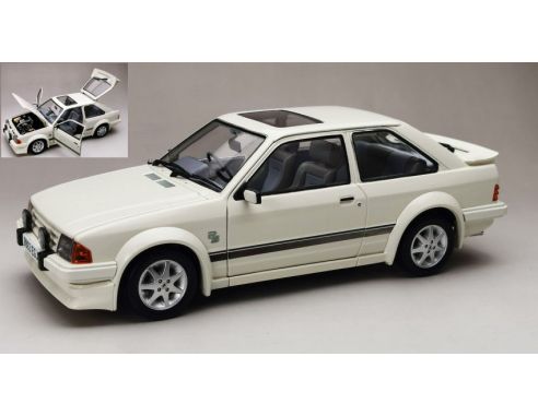 SUNSTAR SS4963R FORD ESCORT MKIII RS TURBO WHITE 1:18 Modellino