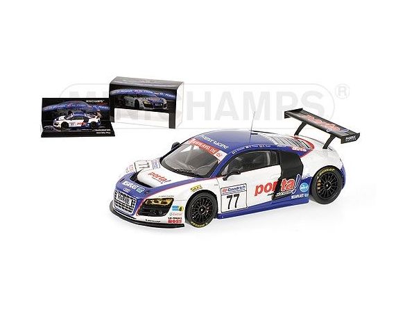 MINICHAMPS 437091977 AUDI R8 ROSTEK THIM RAST VLN NURBURGRING 2009 Modellino