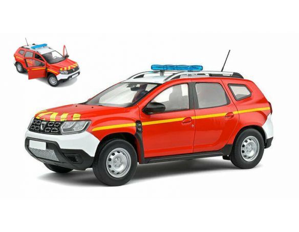 SOLIDO SL1804605 DACIA DUSTER PH.2 POMPIER 2021 1:18 Modellino