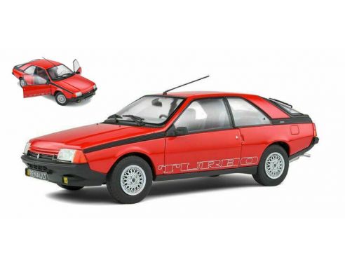 SOLIDO SL1806401 RENAULT FUEGO TURBO 1980 RED 1:18 Modellino