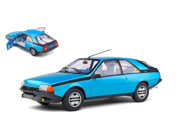 SOLIDO SL1806402 RENAULT FUEGO GTS 1980 BLUE 1:18 Modellino