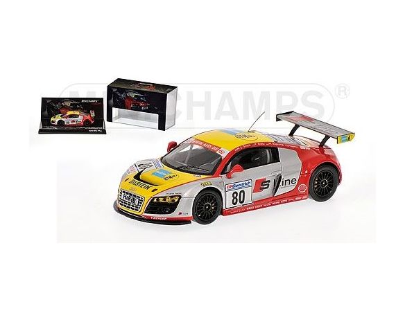 MINICHAMPS 437091980 AUDI R8 LMS STUCK BIELA VLN NURBURGRING 2009 Modellino