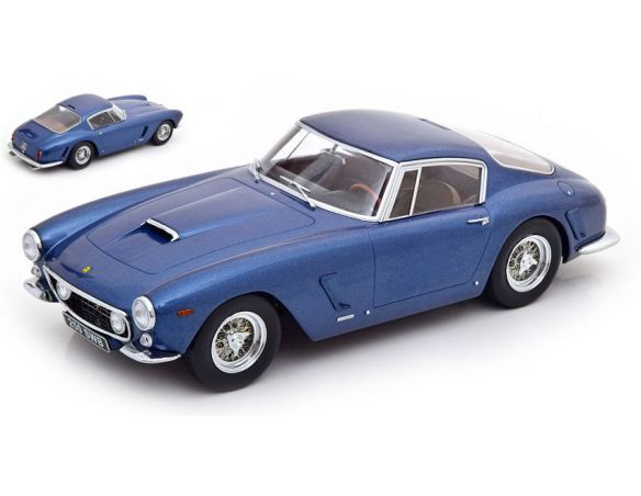 KK SCALE KKDC180763 FERRARI 250 SWB PASSO CORTO 1961 BLUE METALLIC 1:18 Modellino