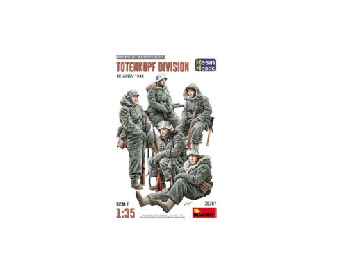 MINIART MIN35397 TOTENKOPF DIVISION KHARKOV 1943 RESIN HEADS KIT 1:35 Modellino