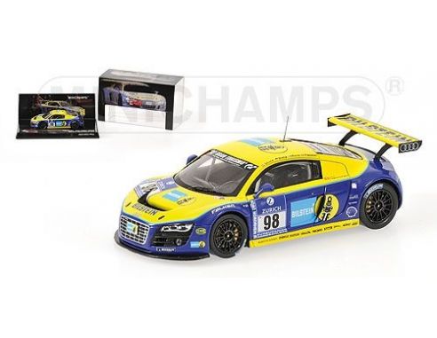 MINICHAMPS 437091998 AUDI R8 LMS BIELA PIRRO STUCK 24H NURBURGRING 2009 Modellino