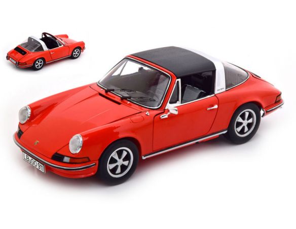 SCHUCO SH0392 PORSCHE 911 S TARGA ORANGE 1.18 Modellino