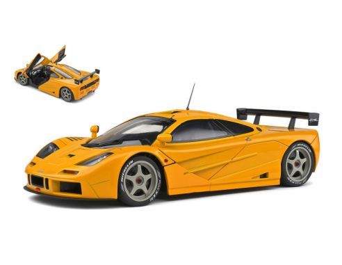 SOLIDO SL1804104 MC LAREN F1 GTR SHORT TAIL 1996 ORANGE PAPAYA 1:18 Modellino