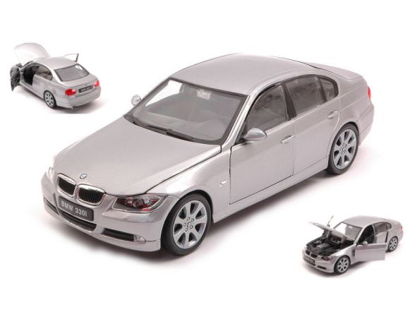 WELLY WE0978 BMW 330 I 2007 SILVER 1:24 Modellino