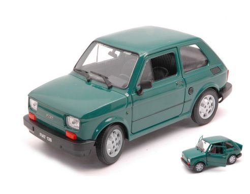 WELLY WE24066GR FIAT 126 GREEN 1:24 Modellino