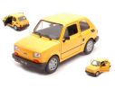 WELLY WE24066Y FIAT 126 YELLOW 1:24 Modellino
