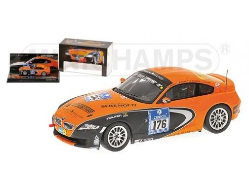 MINICHAMPS 437092776 BMW Z4 SWART COLELL WEIJERS SCHWERFELD 24H NURBURGRING 2009 Modellino