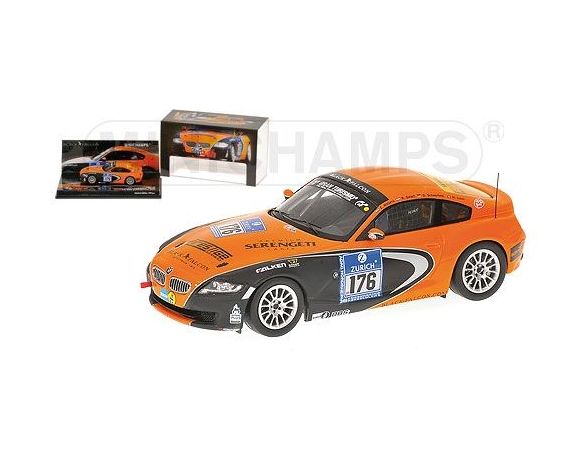 MINICHAMPS 437092776 BMW Z4 SWART COLELL WEIJERS SCHWERFELD 24H NURBURGRING 2009 Modellino