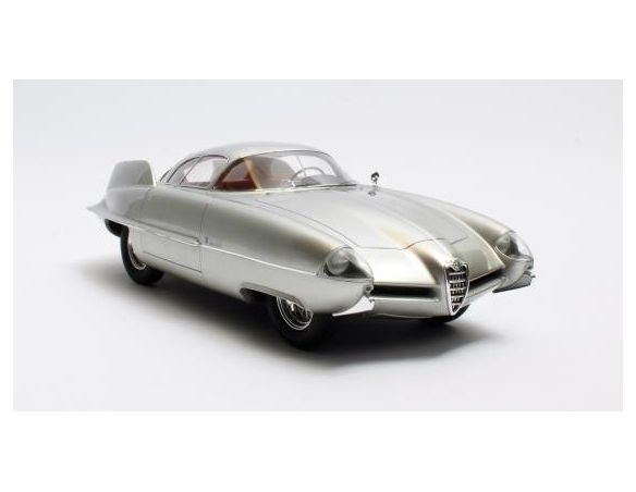 MATRIX SCALE MODELS MXL0102-031 ALFA ROMEO B.A.T.9 1955 MET.SILVER 1:18 Modellino