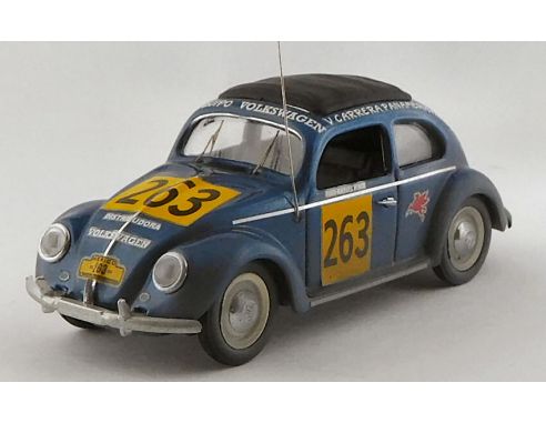 RIO RI4663 VW MAGGIOLINO N.263 CARRERA PANAMERICANA 1954 M.HINKE 1:43 Modellino