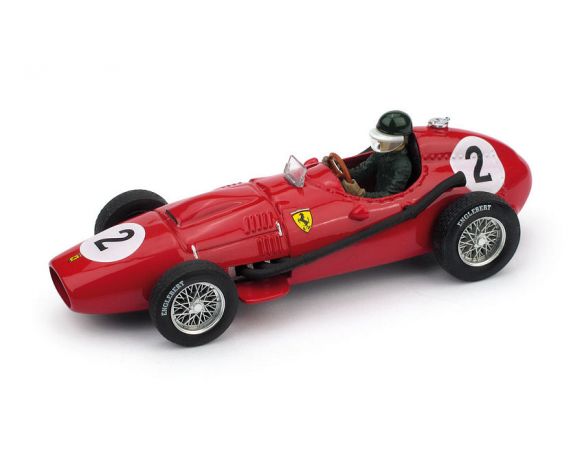 BRUMM BM0068CH FERRARI M.HAWTHORN 1958 N.2 2nd GR.BRITAIN GP WORLD CHAMPION W/PILOT1:43 Modellino