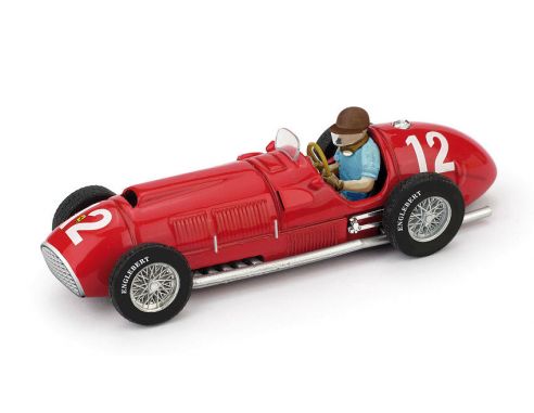 BRUMM BM0191BCH FERRARI 375 F.GONZALES 1951 N.12 WINNER GR.BRITAIN GP W/PILOTE 1:43 Modellino