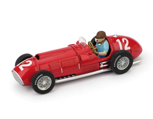 BRUMM BM0191BCH FERRARI 375 F.GONZALES 1951 N.12 WINNER GR.BRITAIN GP W/PILOTE 1:43 Modellino