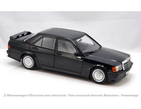 NOREV NV183830 MERCEDES 190 E 2.3 1984 BLACK METALLIC 1:18 Modellino