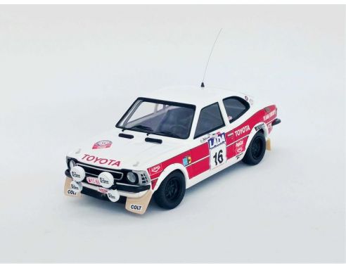 TROFEU TFRRFI14 TOYOTA COROLA LEVIN 4th 1000 LAKES RALLY 1977 SAARISTO/ALANEN 1:43 Modellino