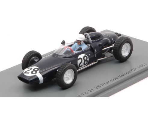 SPARK MODEL S7448 LOTUS 18-21 V8 STIRLING MOSS 1961 N.28 PRACTICE ITALIAN GP 1:43 Modellino