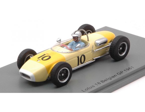 SPARK MODEL S7474 LOTUS 18 WILLY MAIRESSE 1961 N.10 BELGIAN GP 1:43 Modellino