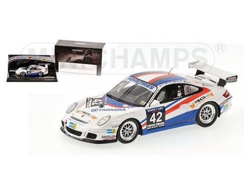MINICHAMPS 437096942 PORSCHE 997 GT3 TILKE WINNERS 24H DUBAI 2009 Modellino