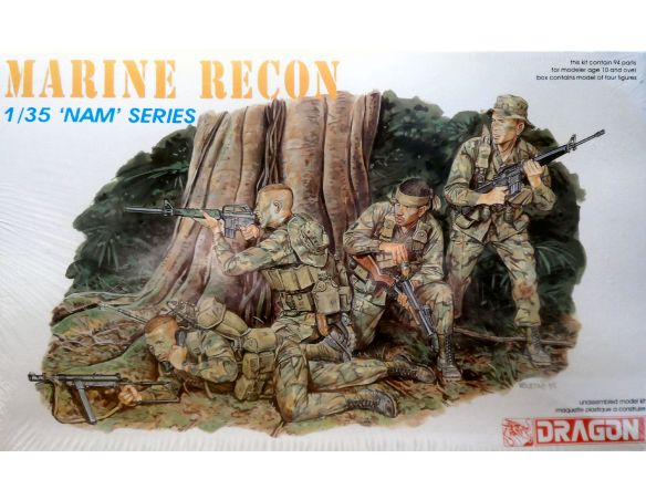 DRAGON D3313 MARINE RECONNAISSANCE KIT 1:35 Modellino