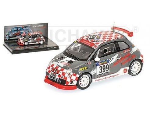 Minichamps PM437101299 FIAT 500 ABARTH ASSETTO N.399 VLN 2010 S.WINZ-R.WINZ 1:43 Modellino
