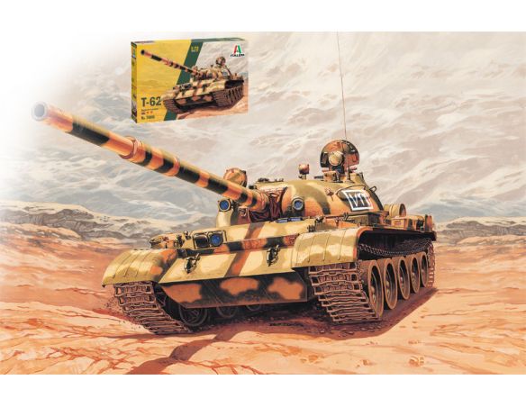 ITALERI IT7006 T 62 RUSSIAN MAIN BATTLE TANK KIT 1:72 Modellino