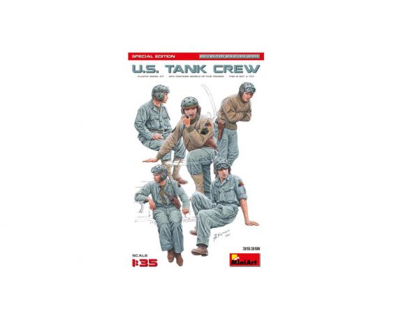 MINIART MIN35391 U.S.TANK CREW SPECIAL EDITION KIT 1:35 Modellino