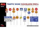 MINIART MIN35643 TRAFFIC SIGNS YUGOSLAVIA 1990s KIT 1:35 Modellino