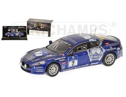 MINICHAMPS 437101307 ASTON MARTIN RAPIDE BEZ MARSH 24H ADAC NURBURGRING 2010 Modellino