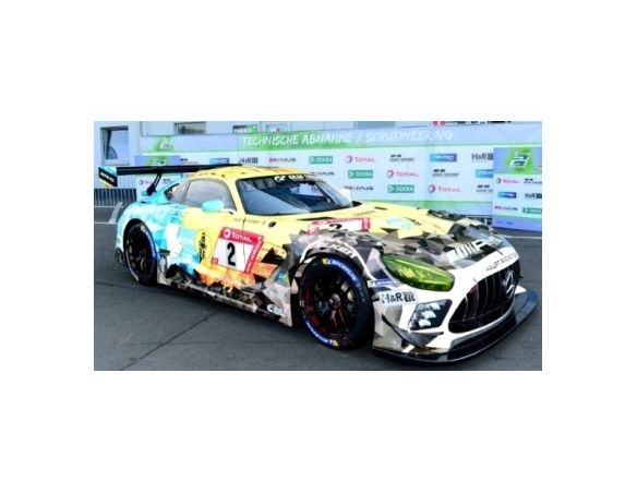SPARK MODEL S18SG050 MERCEDES GT3 N.2 9th 24 H NURBURGRING 2020 HAPT-BASTIAN-ELLIS-BUURMAN Modellino