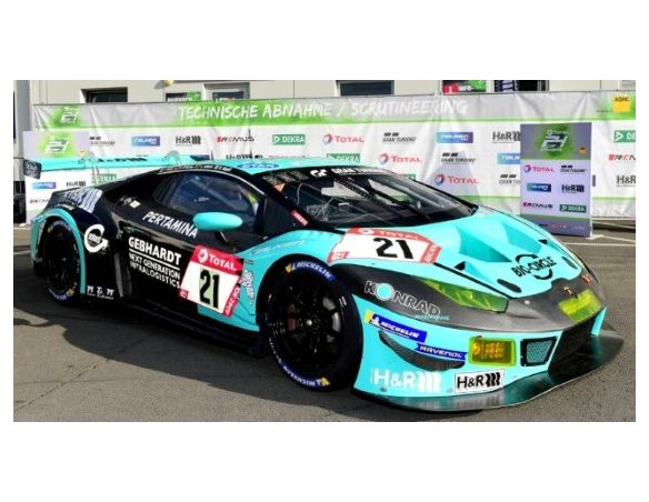SPARK MODEL S18SG051 LAMBORGHINI HURACAN GT3 N.21 24 H NURBURGRING 2020 MAPELLI-DI MARTINO-PE Modellino