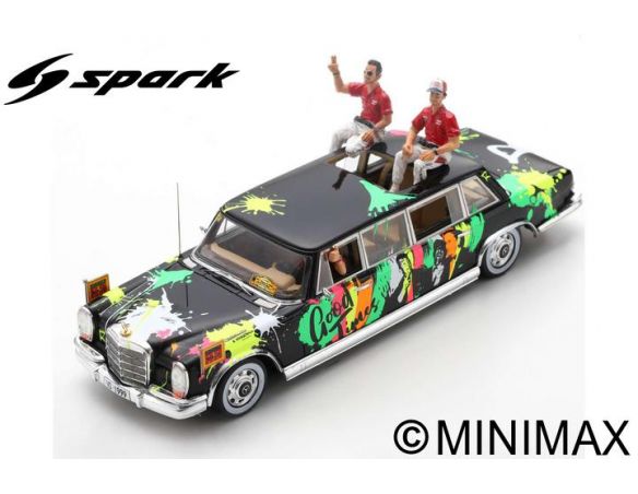 SPARK MODEL S7951 MERCEDES 600 PULLM.REBELLION PARADE PILOTES (CAR N.1) LE MANS 2019 1:43 Modellino
