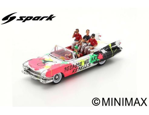 SPARK MODEL S7952 CADILLAC ELDORADO REBELLION PARADE PILOTES (CAR N.3) LE MANS 2019 1:43 Modellino