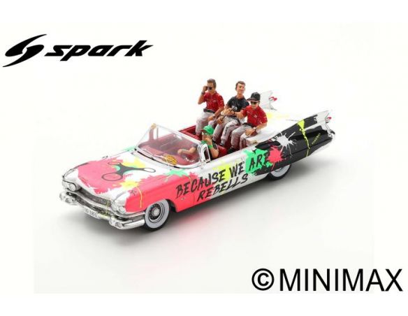 SPARK MODEL S7952 CADILLAC ELDORADO REBELLION PARADE PILOTES (CAR N.3) LE MANS 2019 1:43 Modellino