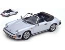 KK SCALE KKDC180712 PORSCHE 911 CARRERA 3.2 CONVERTIBLE 1988 SILVER 1:18 Modellino