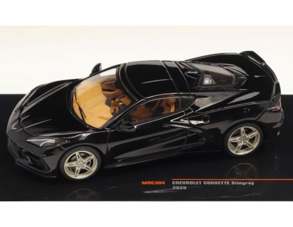 IXO MODEL MOC304 CHEVROLET CORVETTE C8 2020 BLACK 1:43 Modellino