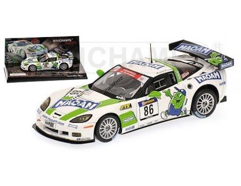 Minichamps PM437101486 CORVETTE Z06R GT3 CALLAWAY N.86 2010 1:43 Modellino