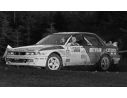 IXO MODEL RAC347LQ MITSUBISHI GALANT VR-4 N.4 RAC RALLY 1990 VATANEN-BERGLUND 1:43 Modellino