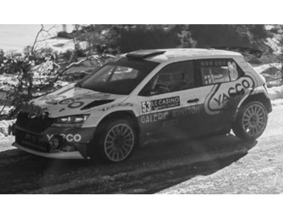 IXO MODEL RAM790LQ SKODA FABIA RALLY 2 EVO N.53 RALLY MONTE CARLO 2021 EOUZAN-EOUZAN 1:43 Modellino