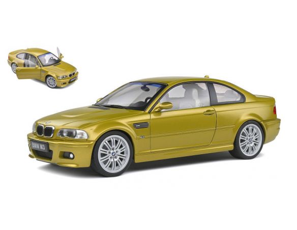 SOLIDO SL1806501 BMW E46 M3 2000 PHOENIX YELLOW 1:18 Modellino