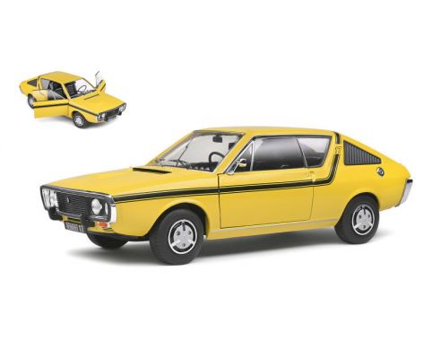 SOLIDO SL1803704 RENAULT R17 Mk.1 TL 1973 YELLOW 1:18 Modellino