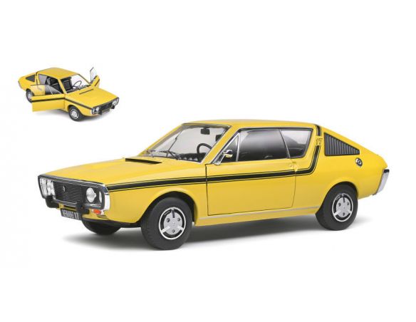 SOLIDO SL1803704 RENAULT R17 Mk.1 TL 1973 YELLOW 1:18 Modellino