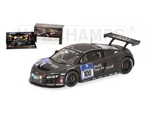 MINICHAMPS 437101900 AUDI R8 LMS EKSTROM WERNER 24H NURBURGRING 2010 Modellino