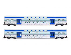 LIMA HL5053 FS TRENITALIA 2 CARROZZE INTERMEDIE 1:87 Modellino