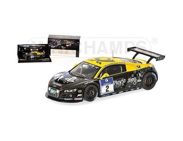 Minichamps PM437101902 AUDI R8 N.2 NURBURGR.'10 1:43 Modellino
